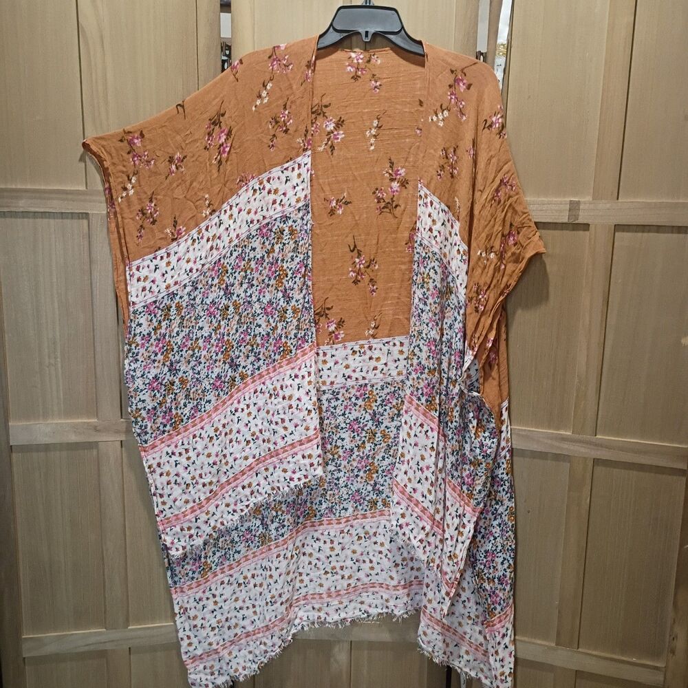 American eagle patchwork floral kimono cardigan one size